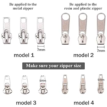 Amazon.com: 36 Pack Zipper Replacement Zipper Repair Kit